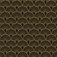 Плитка Aparici Art-Deco Black  Manhattan Natural